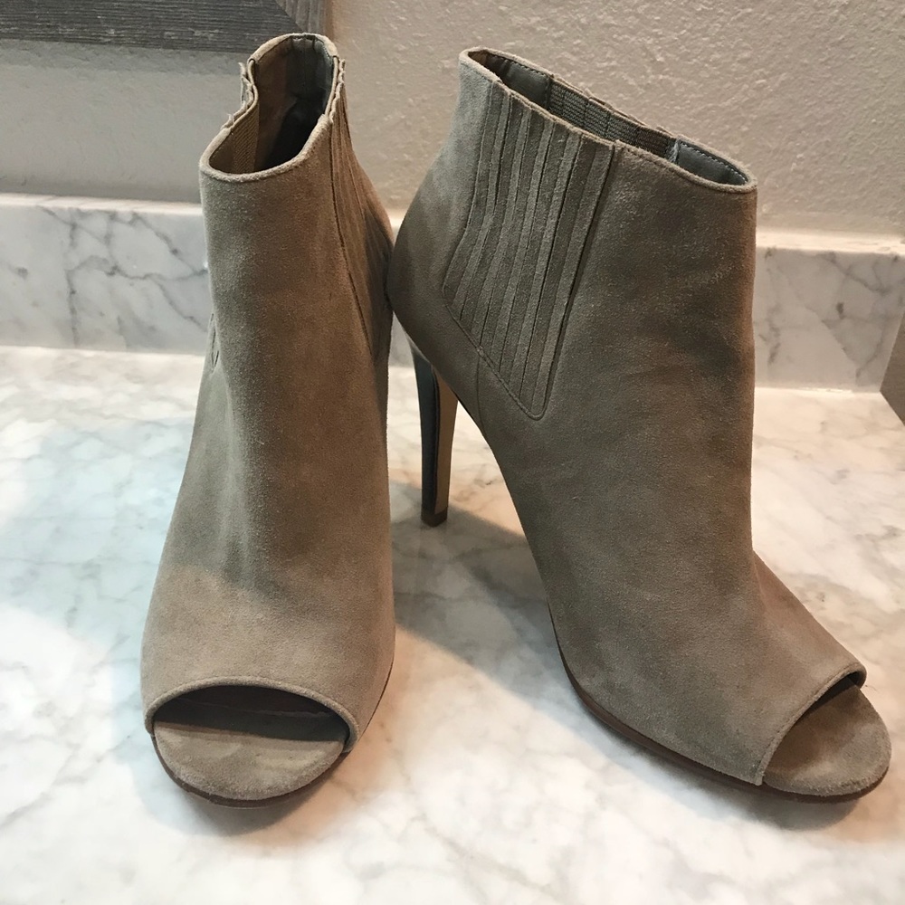 Halogen peep-toe booties